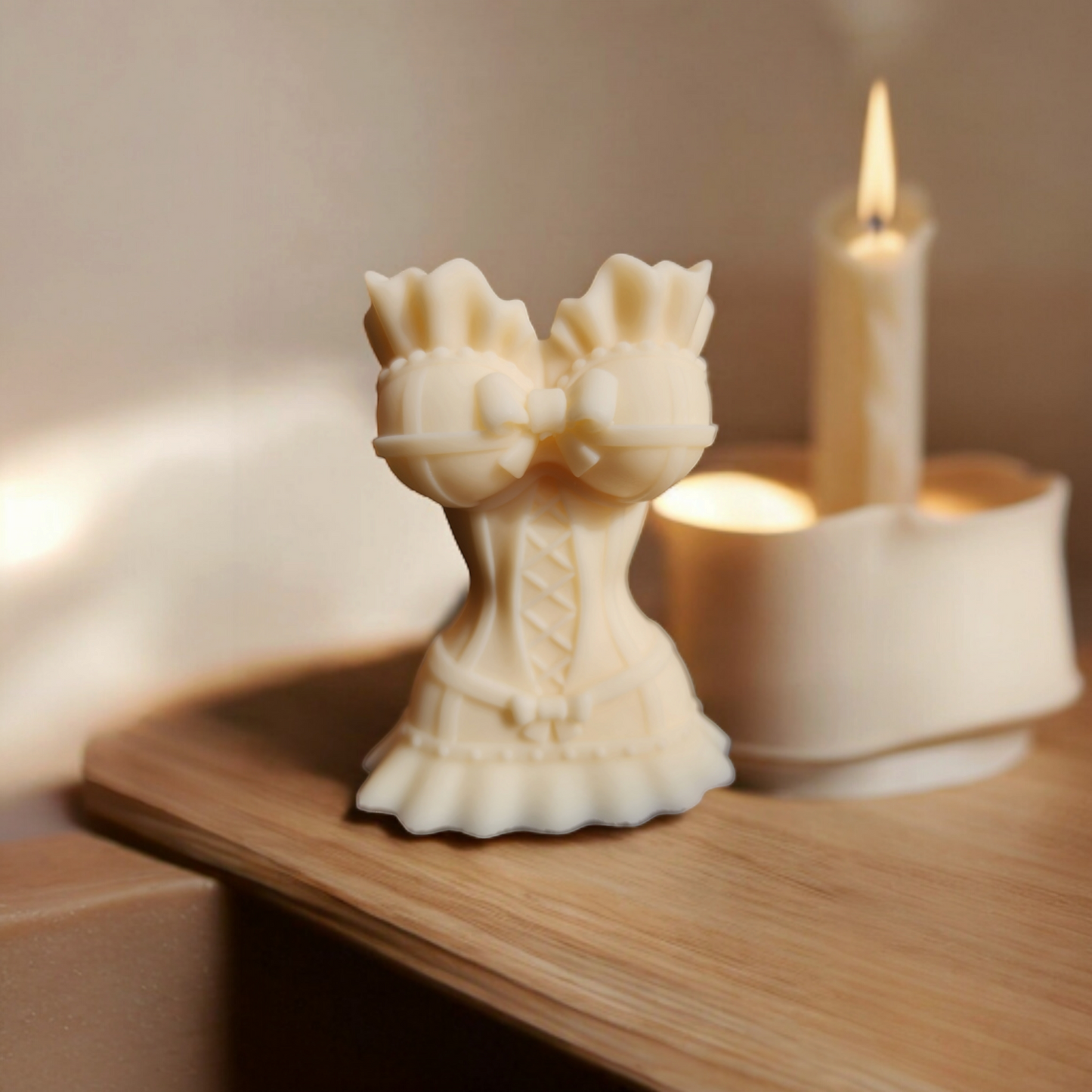 "Curves"- Corset Candle