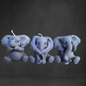 Trio of Wisdom Elephants