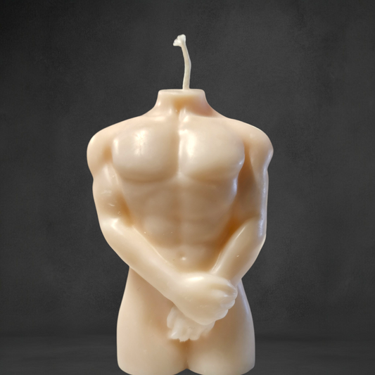 Male Torso Candle