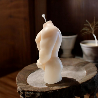 Male Torso Candle