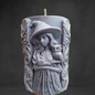 Midnight Enchantment Witch with Owl Candle