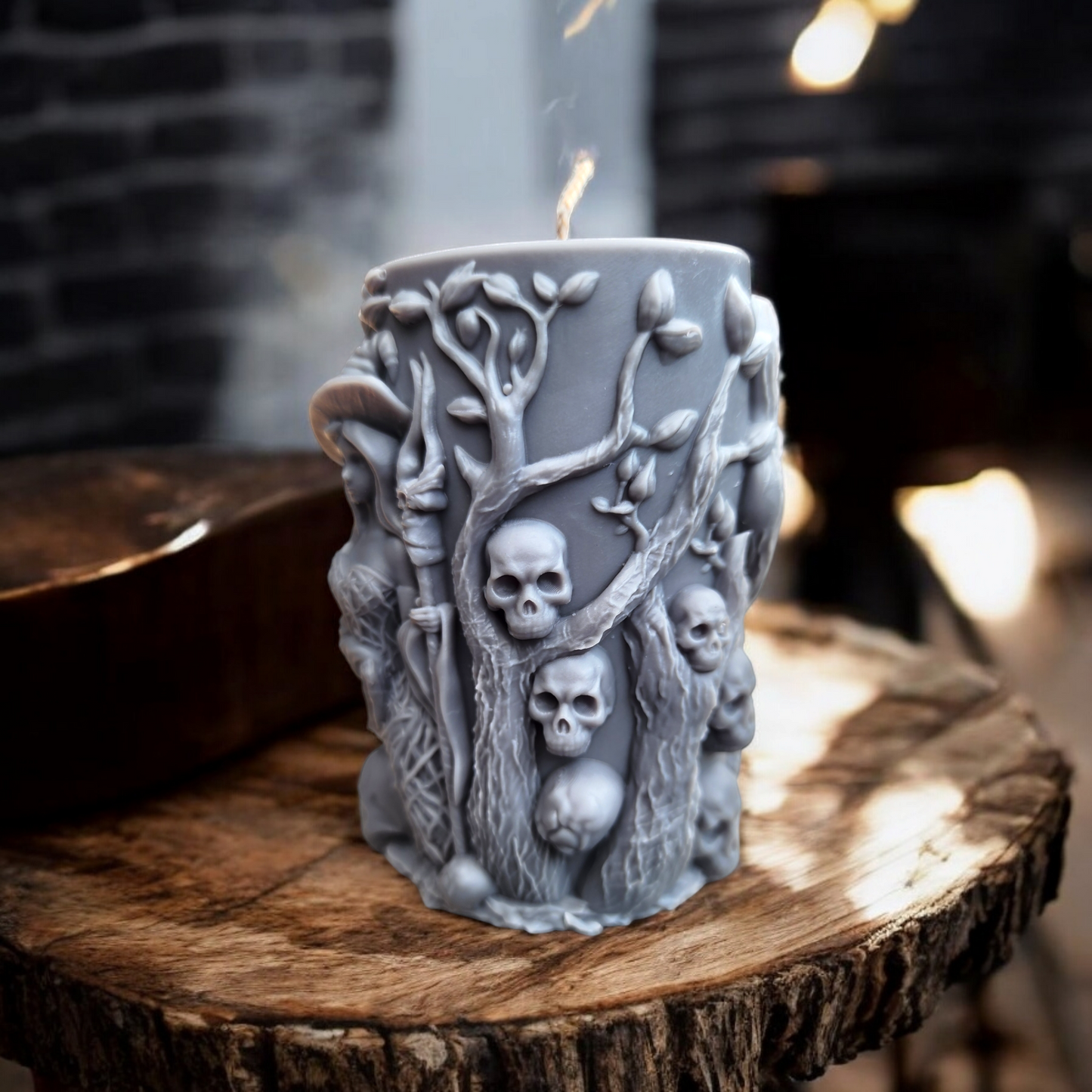 Enchanted Witch & Skull