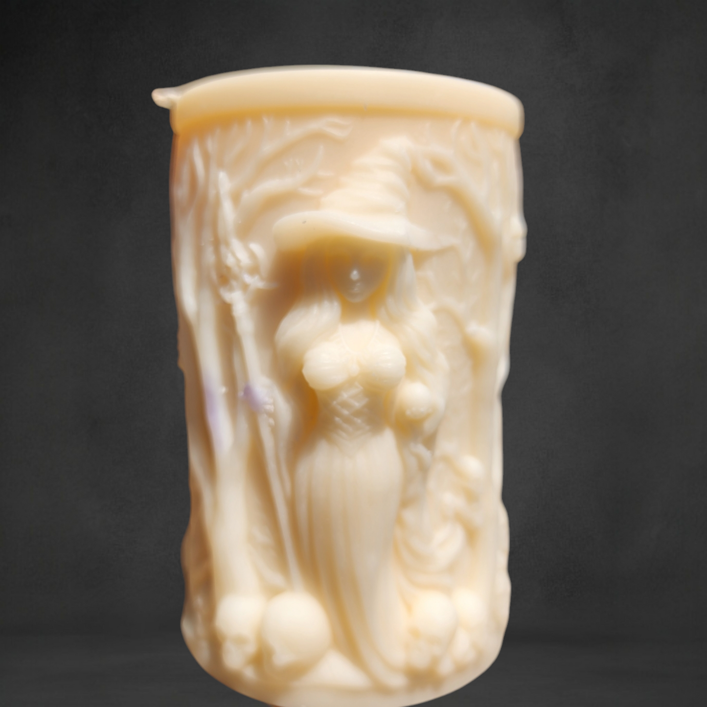 Skull Witch Candle