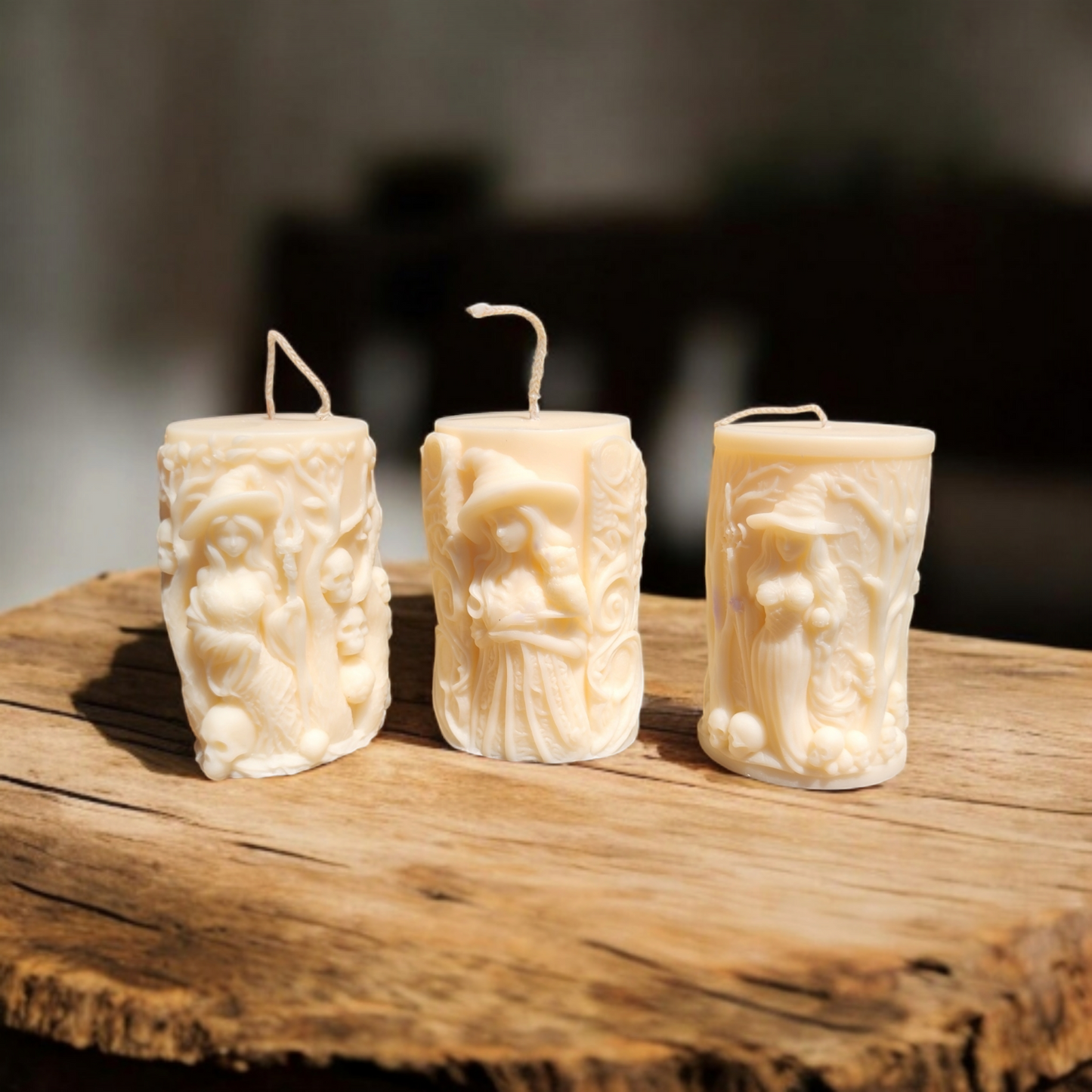 Skull Witch Candle