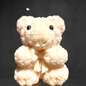 Teddy Bear Bow Medium Candle