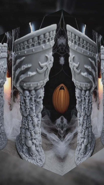 "Eternal Glow" - Skull Goblet Candle